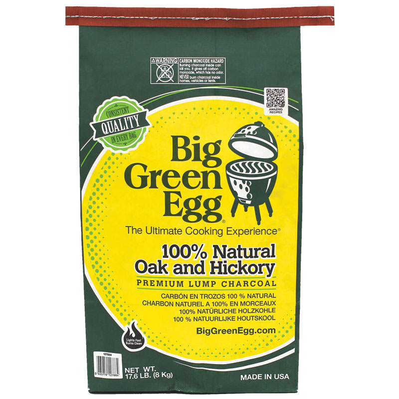 17.6 Lb. Big Green Egg All Natural Hickory And Oak Lump Charcoal