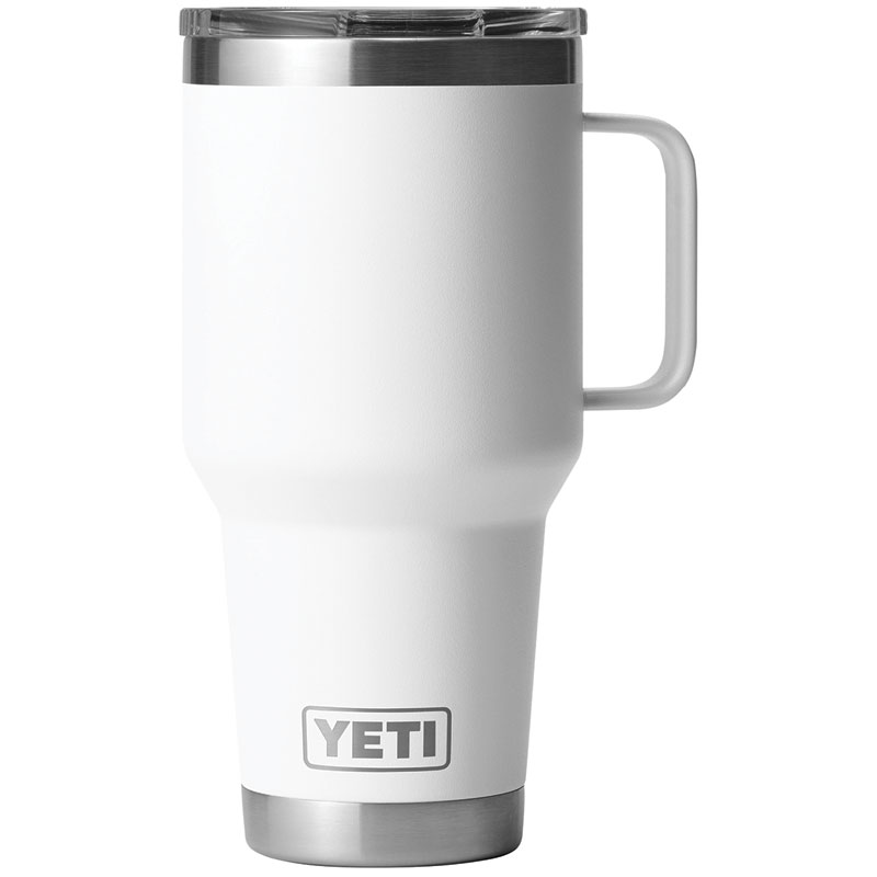 30 Oz. Yeti Rambler BPA Free Travel Mug White