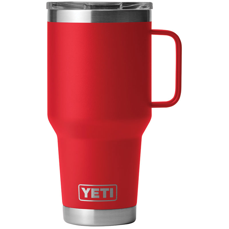 30 Oz. Yeti Rambler Rescue Red BPA Free Travel Mug