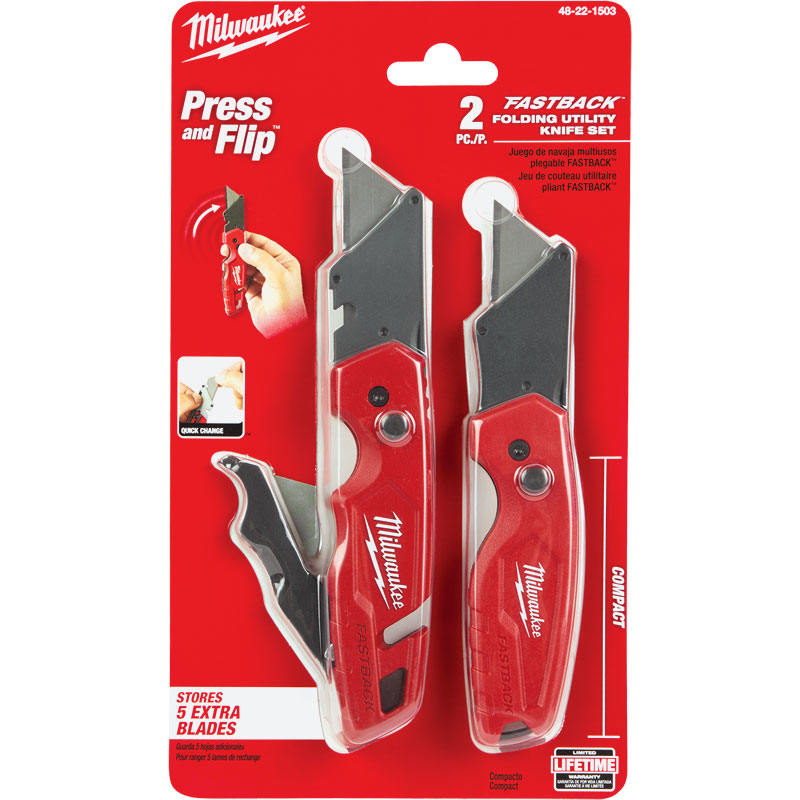 Milwaukee Tool FASTBACK Folding Knife Set