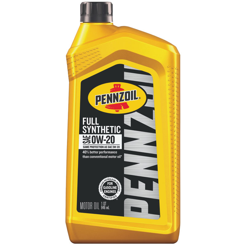 1 Qt. Pennzoil Full Synthetic SAE 0W20 Motor Oil