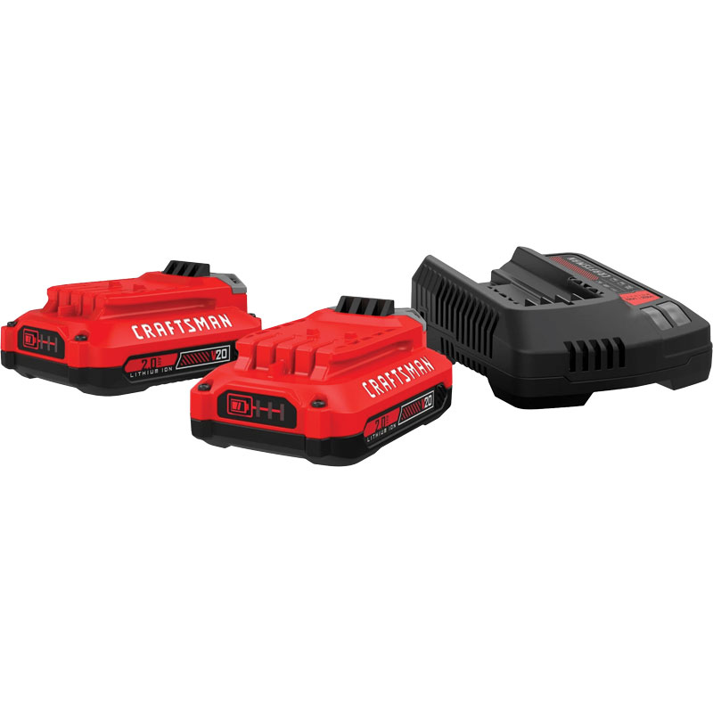 Craftsman® 3 Pc. Lithium Ion Battery and Charger Starter Kit