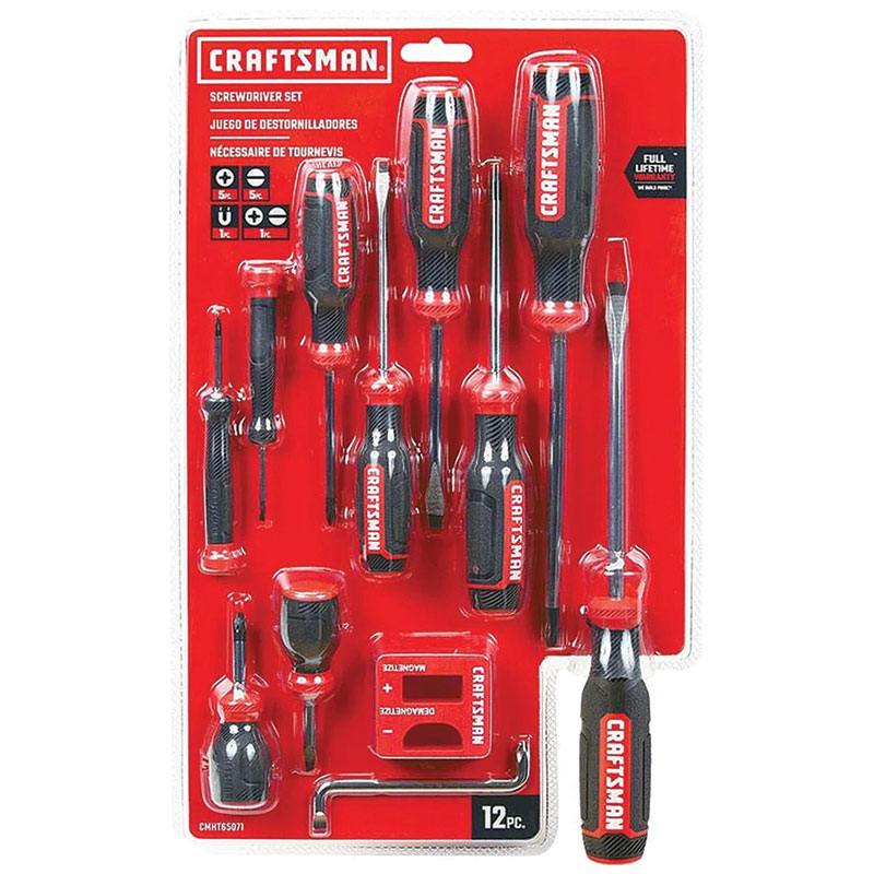 12 Pc. Craftsman Multi Bit Screwdriver Set