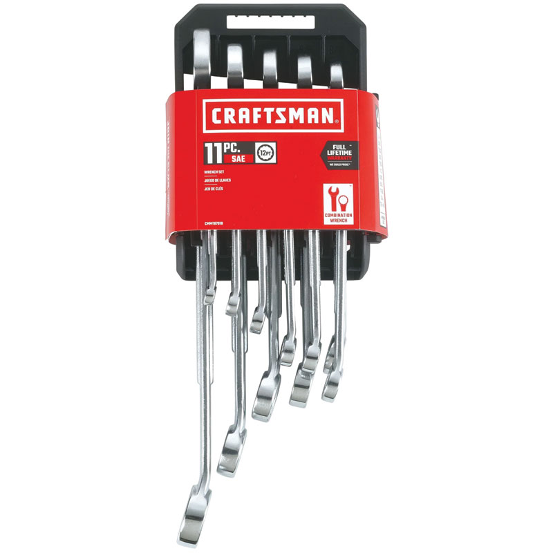 11 Pc. Craftsman SAE Combination Wrench Set