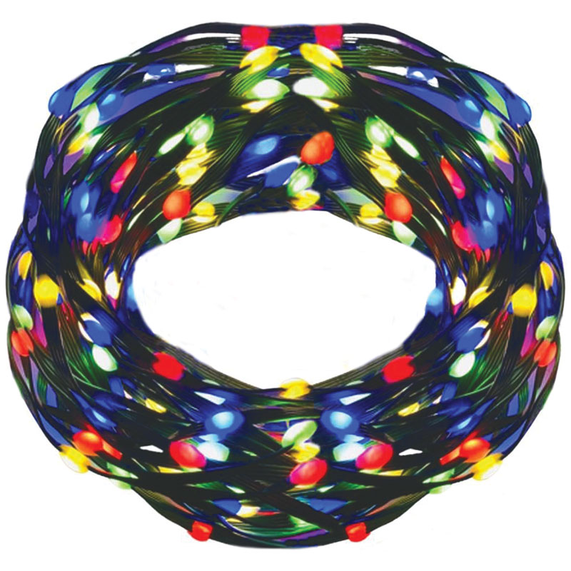 200 Ct. Celebrations Platinum LED Micro Multicolored String Christmas Lights