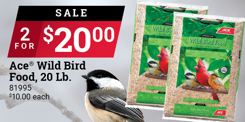 20 Lb. Ace® Wild Bird Food