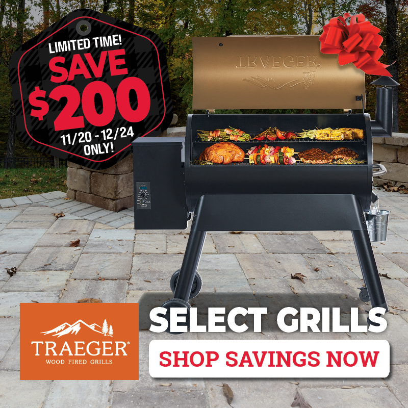 Save $200 on Select Traeger® Gills