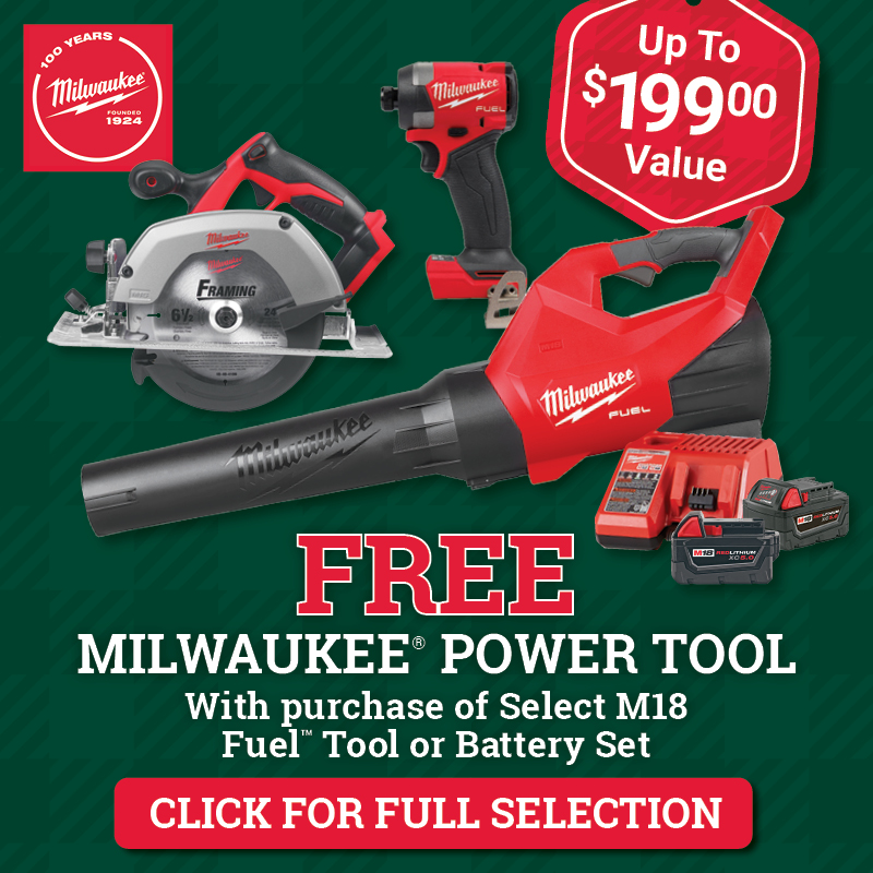 Milwaukee® Buy One of These & Get One of These Free!