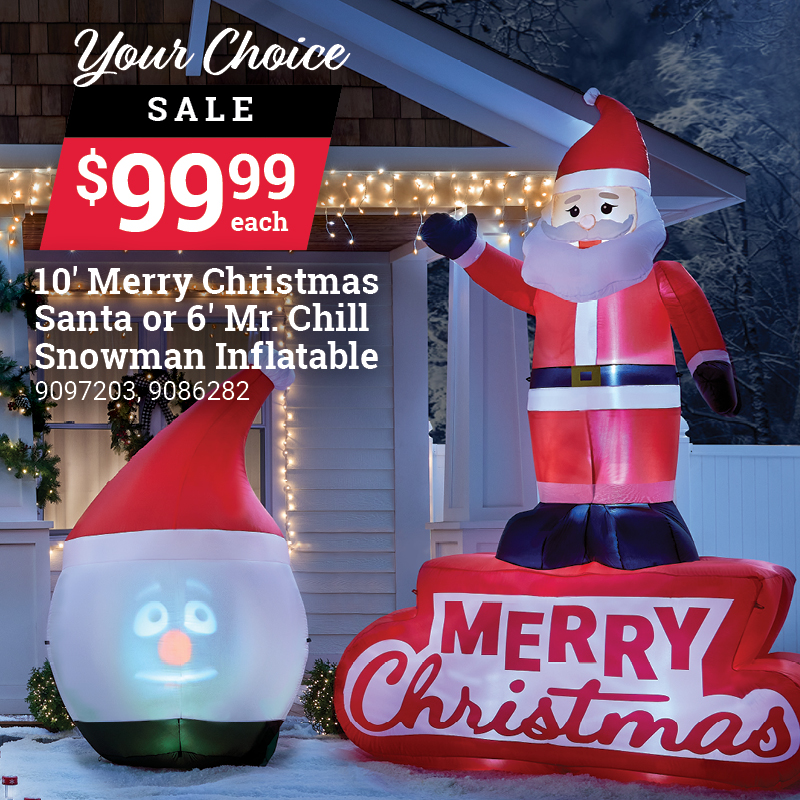 6 Ft. Mindscope Mr Chill Inflatable Snowman